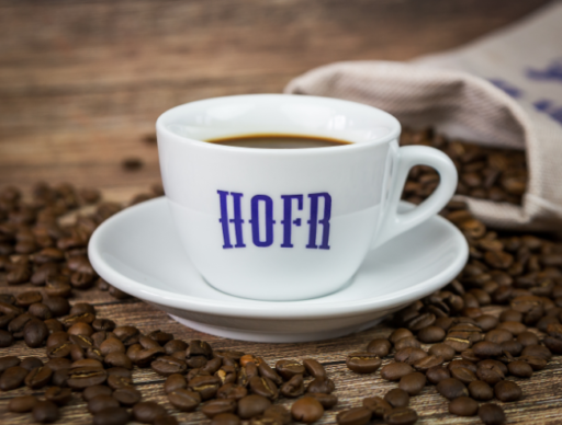 Šálek na cappucino s logem, 165 ml