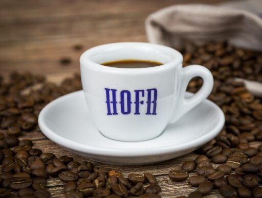 Šálek na espresso s logem, 60 ml